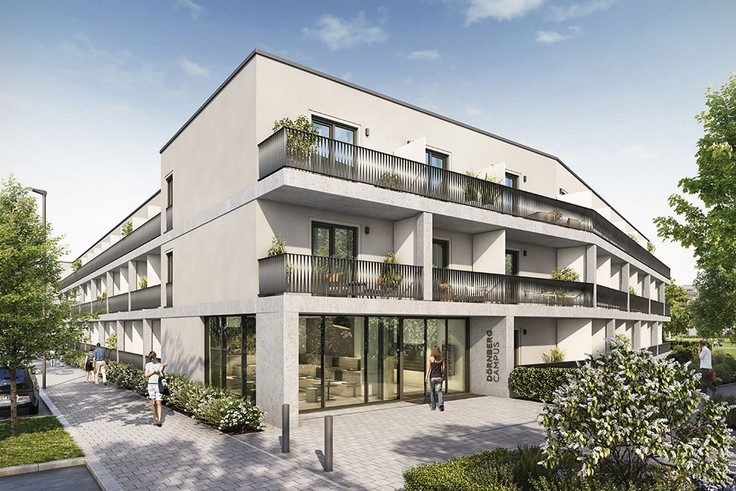 Buy Condominium, Investment property, Capital investment, Student apartments in Regensburg-Altstadt - Das DÖRNBERG – DÖRNBERG Campus, Kumpfmühler Straße 11