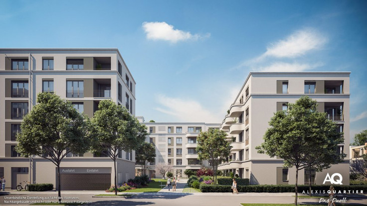 Buy Condominium in Munich-Perlach - ALEXISQUARTIER – Das Duett, Kyivstraße