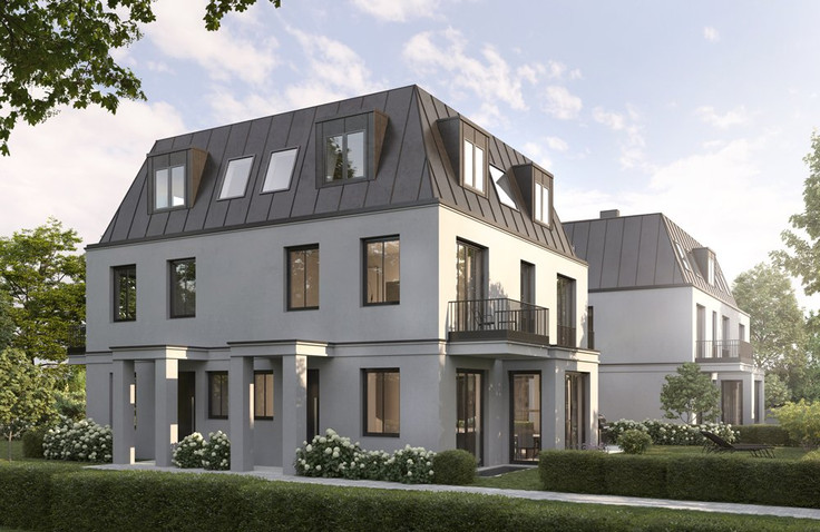 Buy Condominium, Maisonette apartment, Penthouse, Villa, House in Munich-Schwabing - Ensemble am Englischen Garten, Grammstraße 8