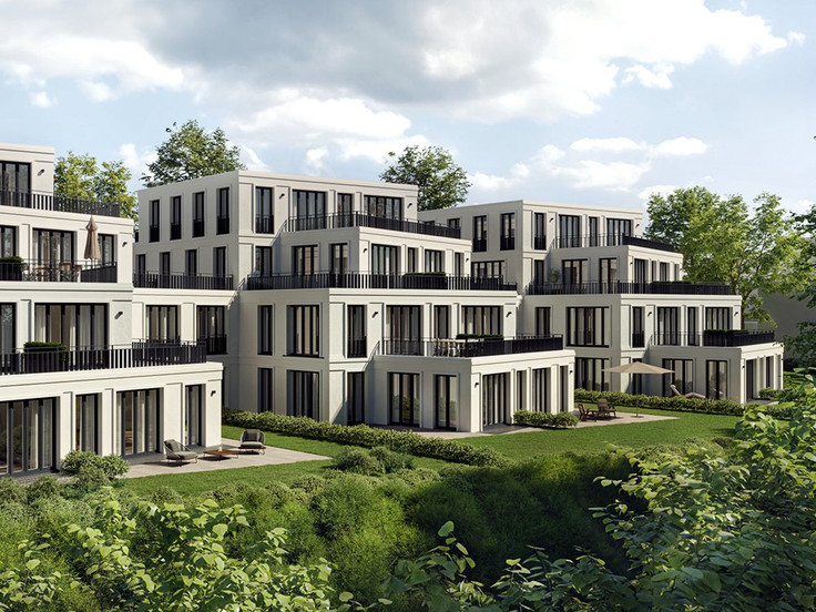 Buy Condominium, Penthouse in Munich-Bogenhausen - PARC II - Über dem Herzogpark, Oberföhringer Straße 35–43