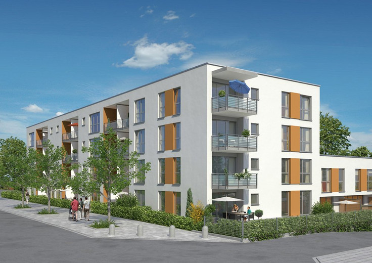 Buy Condominium, Terrace house, House in Freising - Stein-Park Freising, Mainburger Straße