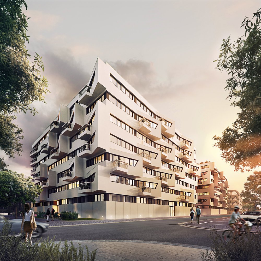 Pictures from new build property development WAVE waterside living berlin Stralauer Allee Berlin-Friedrichshain