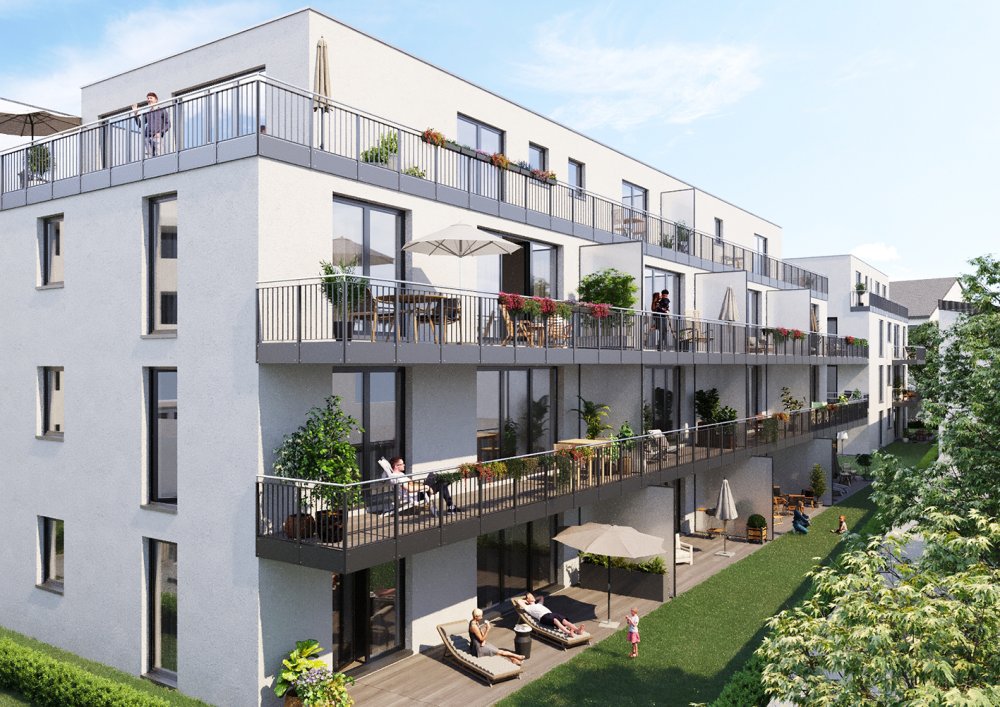 Image new build property condominiums Parkside Duo Frankfurt am Main / Höchst
