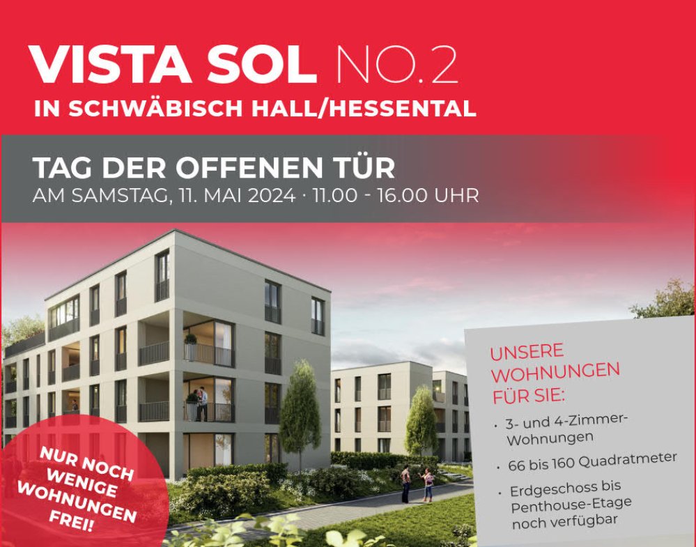 Image new build property condominiums Vista Sol No. 2 Schwäbisch Hall