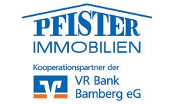 Immobilien Pfister, Kooperationspartner der VR Bank Bamberg eG und Preferred Partner der STRABAG