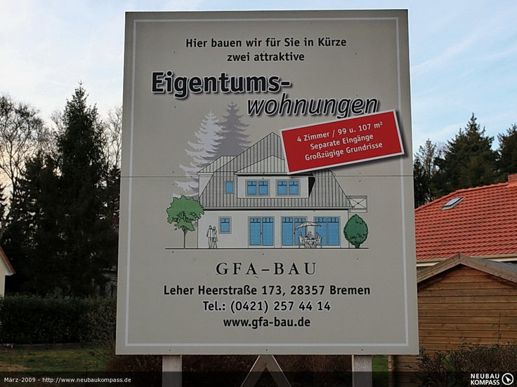 Buy Semi-detached house, House in Bremen-Borgfeld - Doppelhaus Upper Borg, Upper Borg 153 a/b