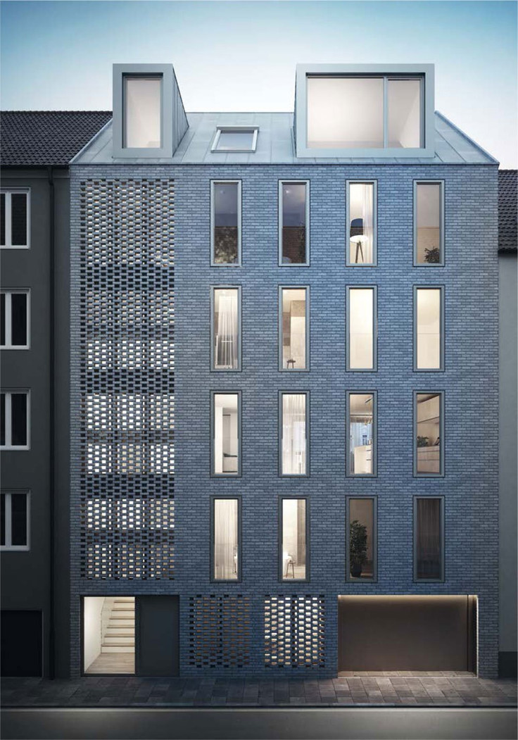Buy Condominium in Munich-Lehel - The Brick München, Riedlstraße 3