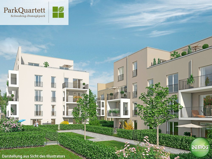 Buy Condominium in Munich-Schwabing - Park Quartett Schwabing, Max-Bill-Straße