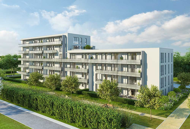 Buy Condominium in Munich-Perlach - Hochäcker Mitte - Bauabschnitt WA 6.0, Sammy-Drechsel-Straße