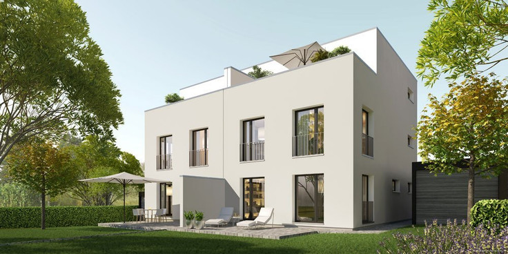 Buy Semi-detached house in Dreieich-Götzenhain - DreieichPUR, Baugebiet Nördlich der Albert-Schweitzer-Straße