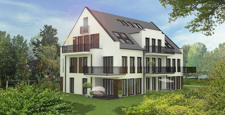 Buy Condominium in Munich-Perlach - Das Haus am Park, Roßholzener 10