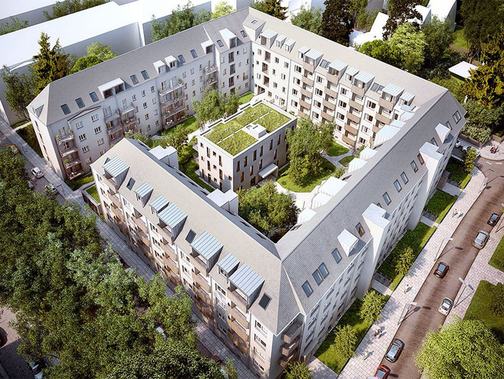 Buy Condominium in Munich-Schwabing - Blus - Balanced Living Upper Schwabing, Brabanterstraße 1-7 / Luxemburgerstraße 12a-16 / Stengelstraße 19-27