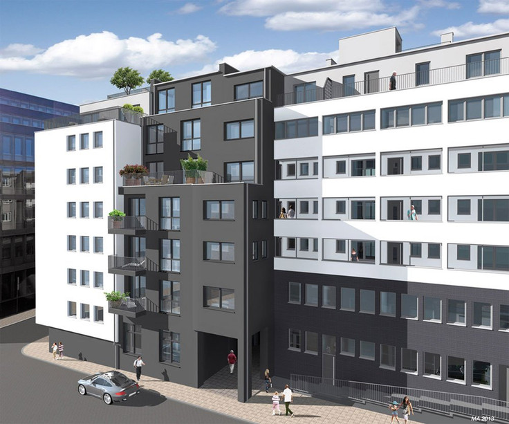 Buy Condominium in Cologne-Altstadt-Nord - Atrium³, Machabäerstraße / Johannisstraße