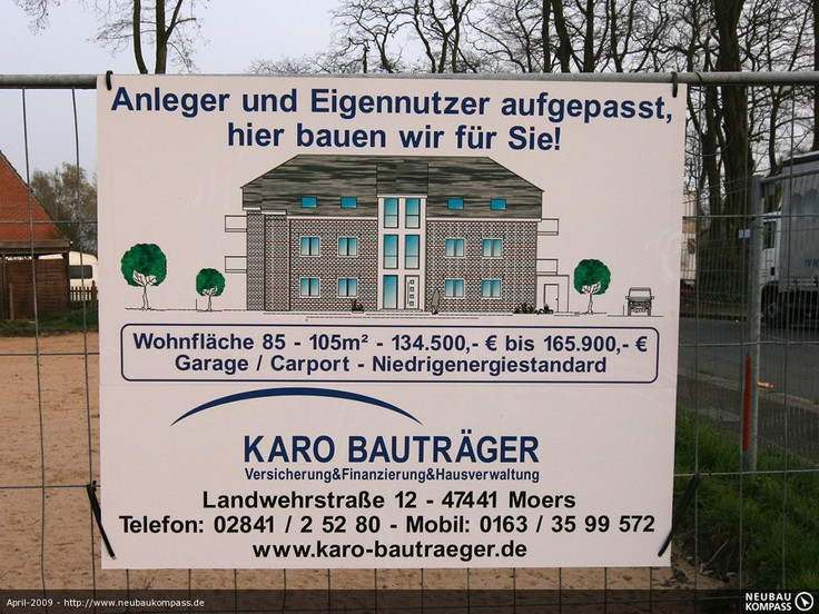 Buy Condominium in Mörs-Asberg - Mehrfamilienhaus am Geldermannshof, Am Geldermannshof 155