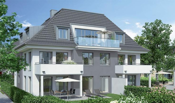 Buy Condominium in Munich-Trudering - Villenduett Waldtrudering, Ottilienstraße 51
