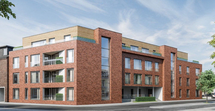 Buy Condominium, Apartment building in Korschenbroich - Broicher Karree, Am Bahnhof 85