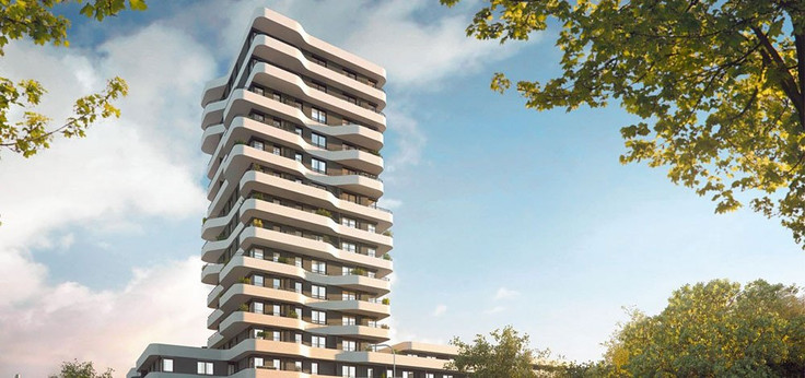 Buy Condominium in Ingolstadt-Nordbahnhof - IN-Tower, Am Nordbahnhof 4