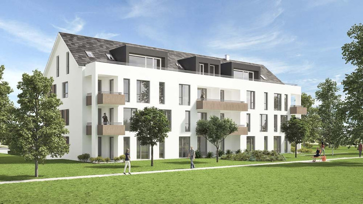 Buy Condominium in Langweid am Lech - Langweid Village - Eigentumswohnungen, Gotenstraße 1 / 2