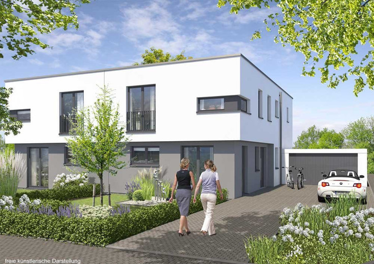 Buy Semi-detached house, House in Kaarst - Stadtinsel Kaarst - Doppelhaushälften, Neusser Straße 89