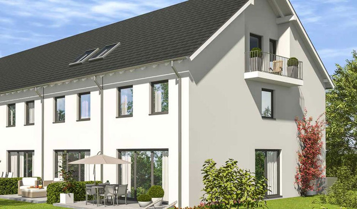 Buy Terrace house in Berlin-Altglienicke - Weidenweg Altglienicke, Weidenweg 1-2
