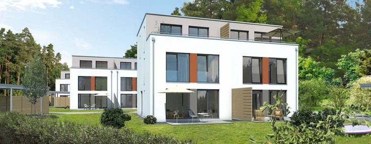 Buy Terrace house, Semi-detached house in Burgthann - Mimberg am Wasserweg, Am Wasserweg
