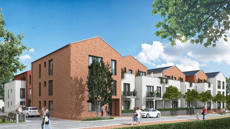 Buy Condominium, Penthouse in Büsum - Wohnen auf der Warft, Kirchenstraße 16-22 Ecke Schulstraße