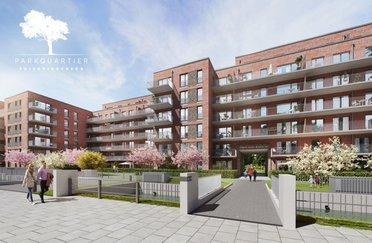Buy Condominium in Hamburg-Barmbek - Parkquartier Friedrichsberg, Grete-Zabe-Weg 13-21