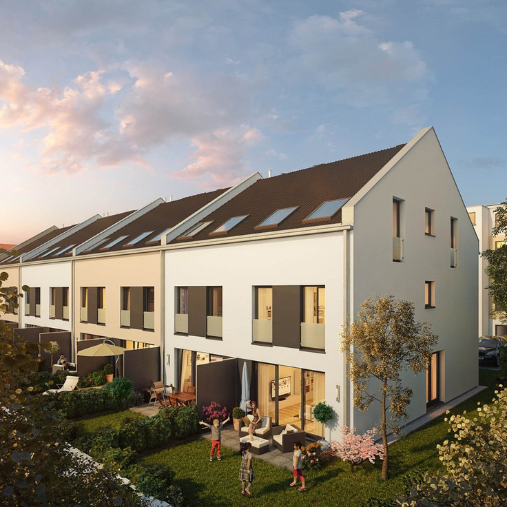 Buy Terrace house, House in Erftstadt - Stadthäuser in Erftstadt-Liblar, 