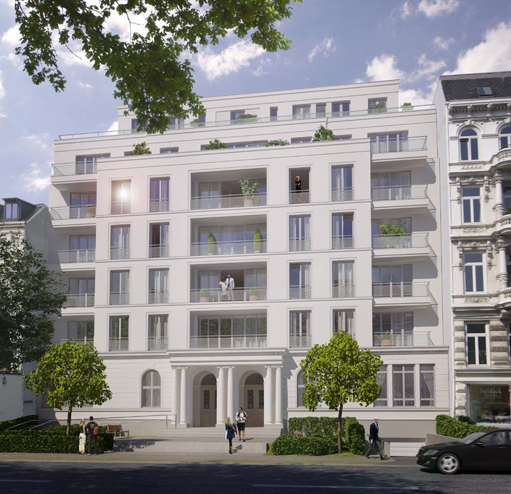 Buy Condominium in Hamburg-Rotherbaum - Rothenbaum Palais, Rothenbaumchaussee 67-69