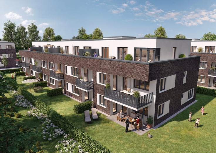 Buy Condominium in Hamburg-Langenhorn - BUUR - Langenhorn, Buurredder 14-22