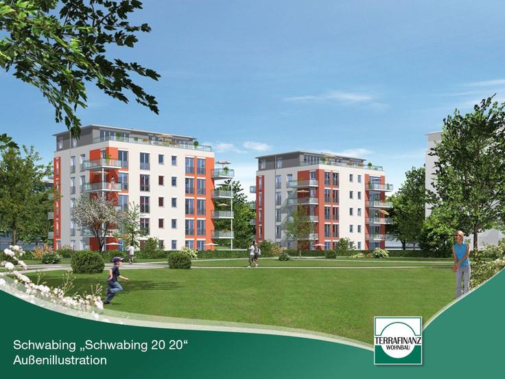 Buy Condominium in Munich-Schwabing - Schwabing 20 20, Leopoldstraße Ecke Domagkstraße