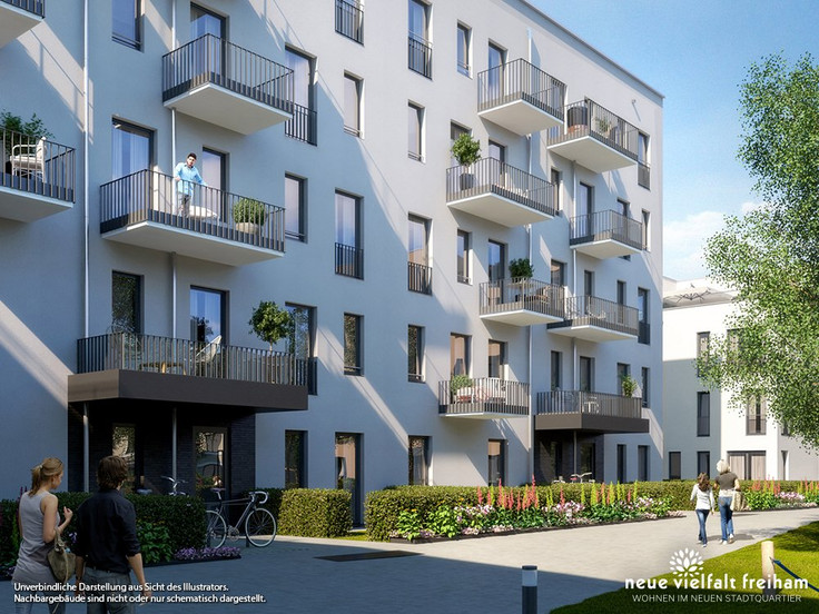 Buy Condominium, Apartment in Munich-Freiham - Neue Vielfalt Freiham, Gustl-Bayrhammer-Straße