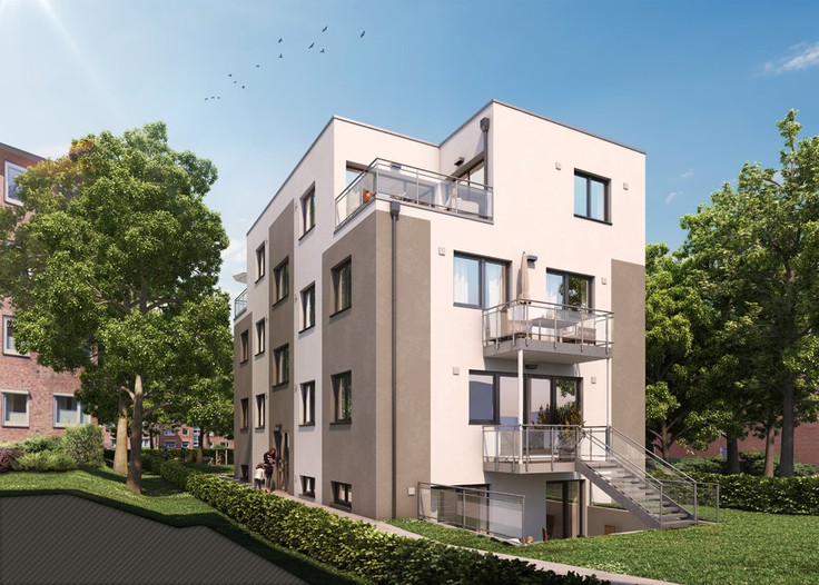 Buy Condominium in Hamburg-Lokstedt - QUBUS - Lokstedt, Stresemannallee 22a