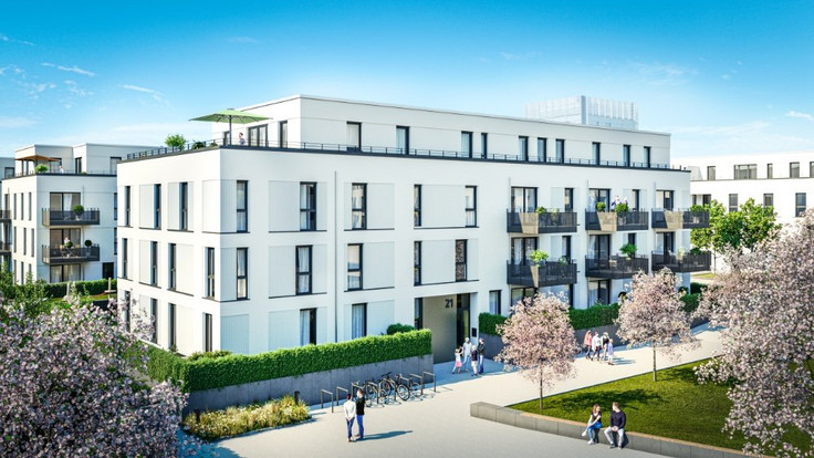 Buy Condominium, Capital investment, Penthouse in Bonn-Duisdorf - PANDION VILLE, Fritz-Bauer-Straße