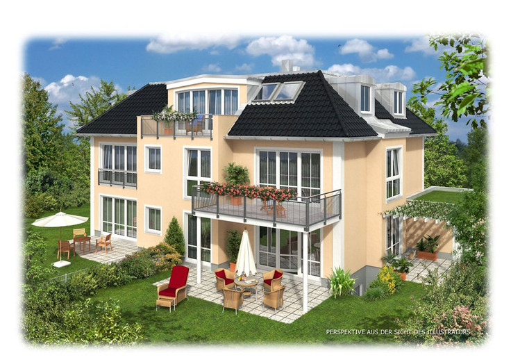 Buy Condominium in Munich-Perlach - Stadtvilla Am Hain mit Geothermie, Am Hain 22