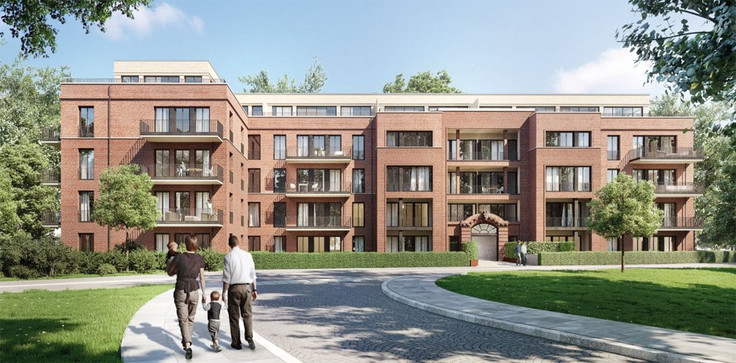 Buy Condominium in Hamburg-Barmbek - Torhaus Apartments, Elfriede-Lohse-Wächtler-Weg 14
