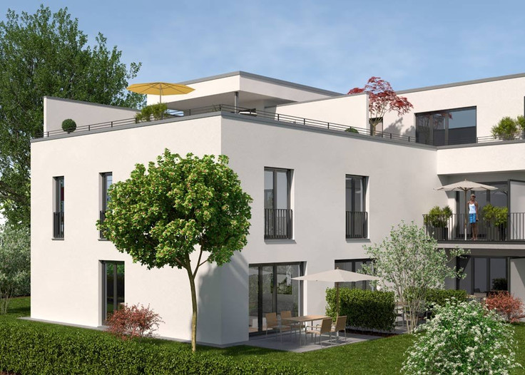 Buy Condominium, Maisonette apartment in Unterschleissheim - LaVie - Unterschleißheim, Raiffeisenstraße 4+6