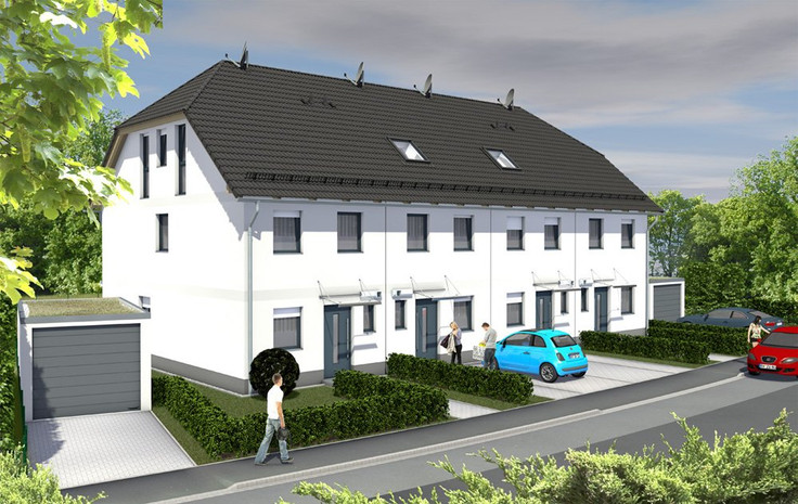 Buy Terrace house in Nuremberg-Werderau - Pappelweg, Pappelweg 24-30