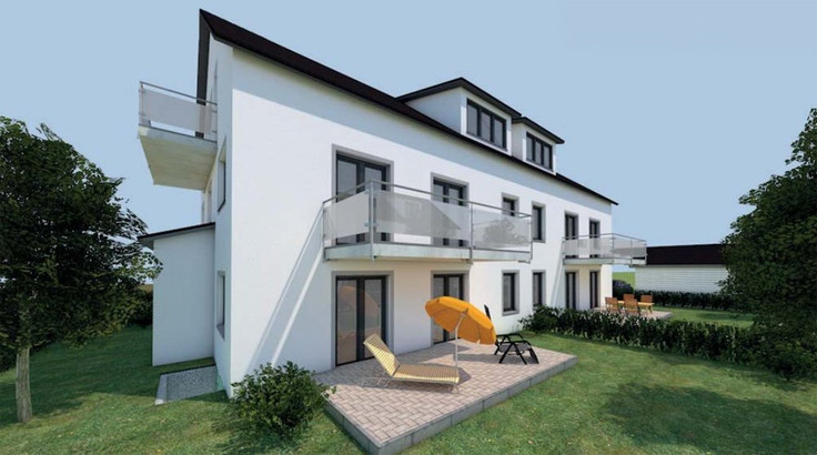 Buy Condominium in Hallbergmoos - Mehrfamilienhaus Goldach, 