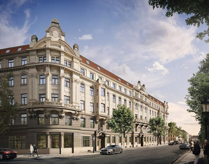 Buy Condominium, Renovation, Heritage-listed tax benefits, Heritage listed in Dresden-Neustadt - Palatium Dresden, Palaisplatz 2a-d
