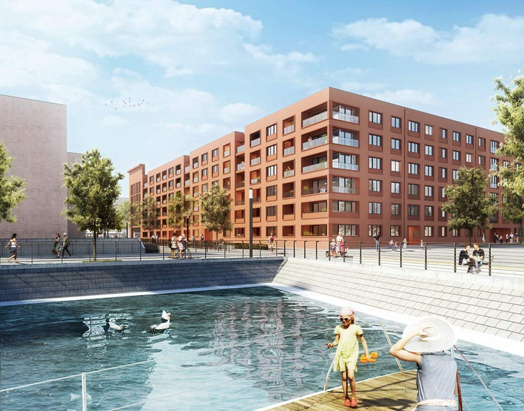 Buy Condominium in Mainz-Neustadt - WATERKANT im Zollhafen Mainz, Rotterdamer Platz 2-8