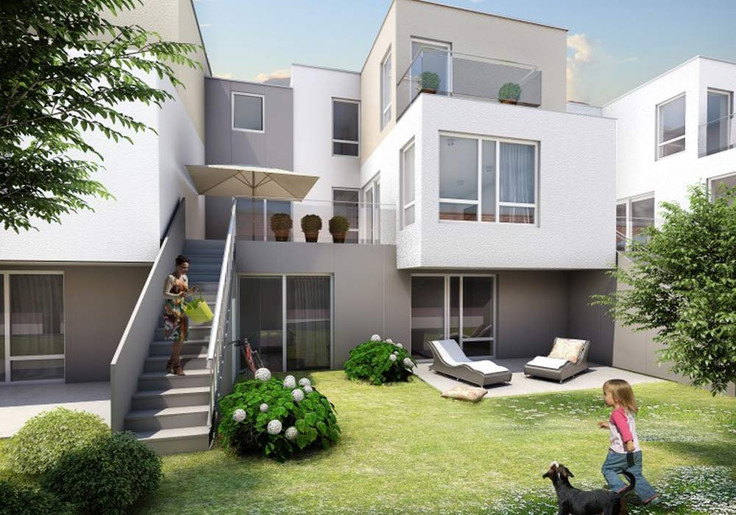 Buy Terrace house in Weissach im Tal - XL-Reihenhäuser im neuen Rombold-Areal, Jägerhalde