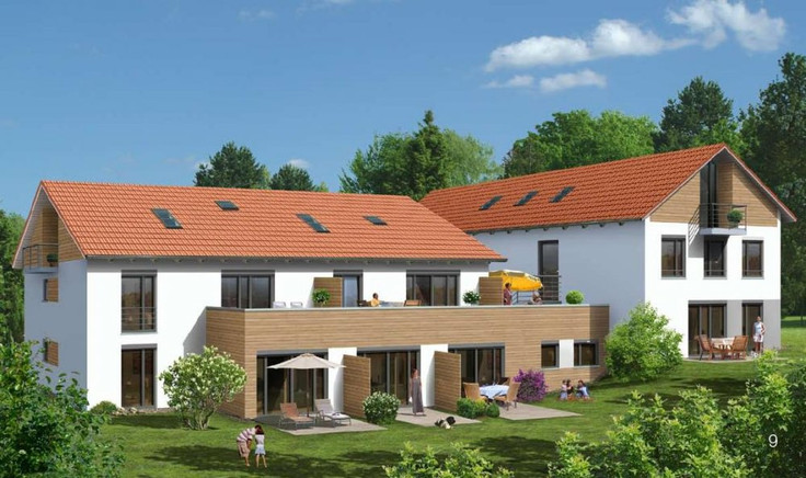 Buy Condominium, Terrace house, Semi-detached house, House in Oberhaching - Viva Kyberg, Kybergstraße 29
