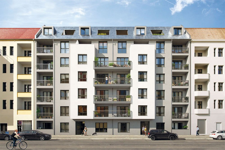 Buy Condominium, Apartment building in Berlin-Prenzlauer Berg - FLATZ Berlin, Schieritzstrasse 29/31