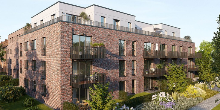Buy Condominium in Hamburg-Alsterdorf - plietsch - Wohnen, wo die Alster läuft, Alsterdorfer Straße 510