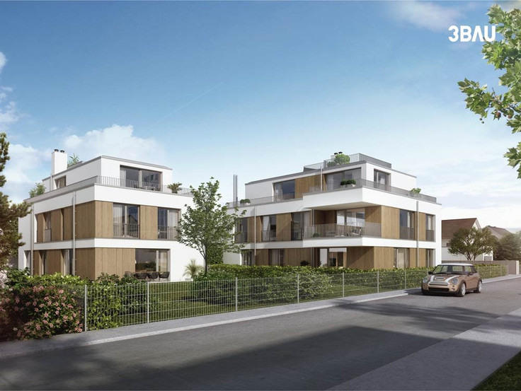 Buy Condominium, Maisonette apartment, Apartment building, Penthouse in Munich-Lochhausen - Hallstätter Straße, Hallstätter Straße 12–14