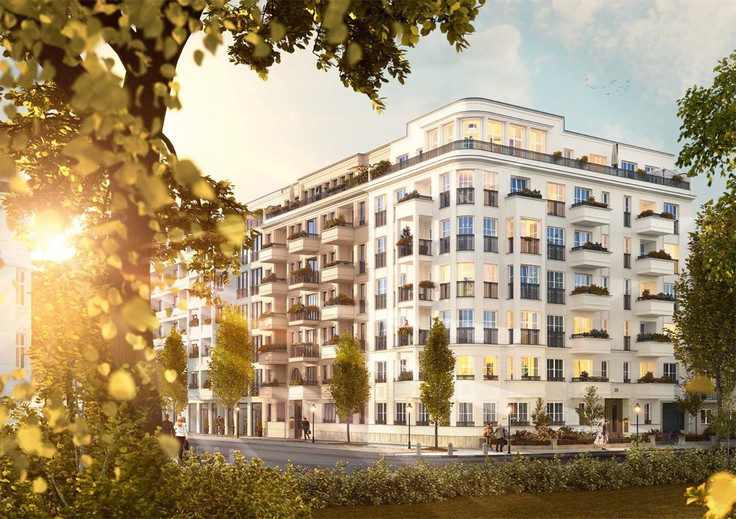 Buy Condominium, Penthouse in Berlin-Wilmersdorf - STADTPALAIS NASSAU, Gasteiner Straße 1 / Nassauische Straße 35