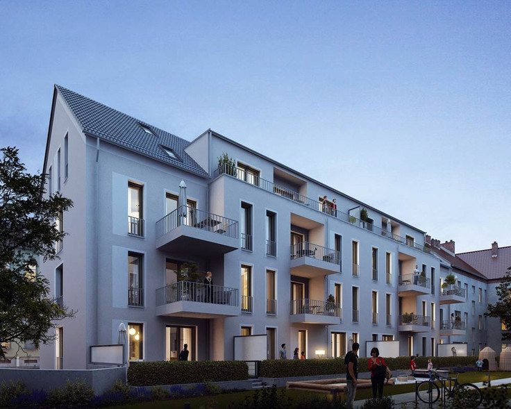 Buy Condominium, Semi-detached house, Ground-floor apartment in Berlin-Pankow - Tino-Schwierzina-Straße, Tino-Schwierzina-Straße 84-85