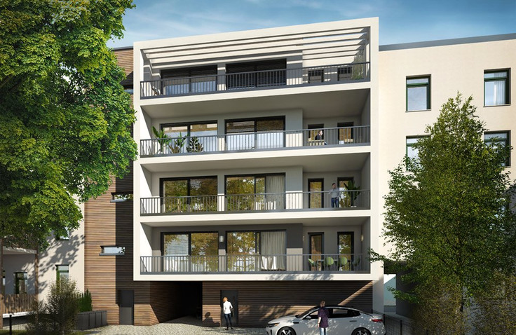 Buy Condominium, Penthouse in Leipzig-Kleinzschocher - Wohnen am Park, Creuzigerstraße 13/15