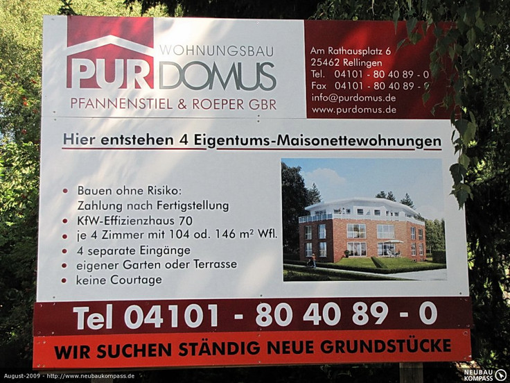 Buy Condominium in Hamburg-Volksdorf - Eigentumswohnungen Voklsdorfer Damm, Volksdorfer Damm 66d